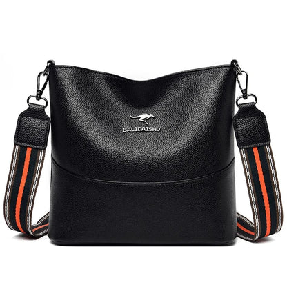 Bolsa de Couro Feminina Qualidade Premium - Detalhe Interior - Lojas LA