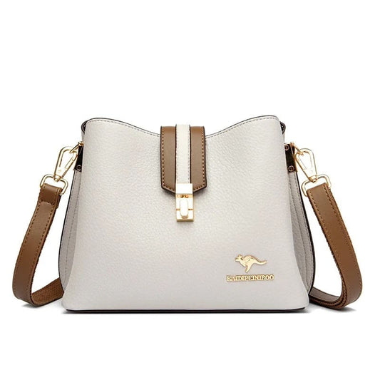 Bolsa de Couro Casual Alta Capacidade - Vista Principal - Lojas LA