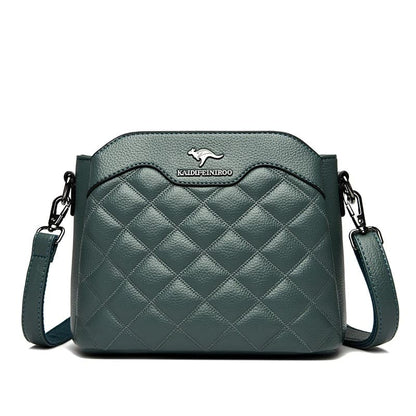 Bolsa Crossbody de Couro Macio Alta Qualidade - Vista Principal - Lojas LA