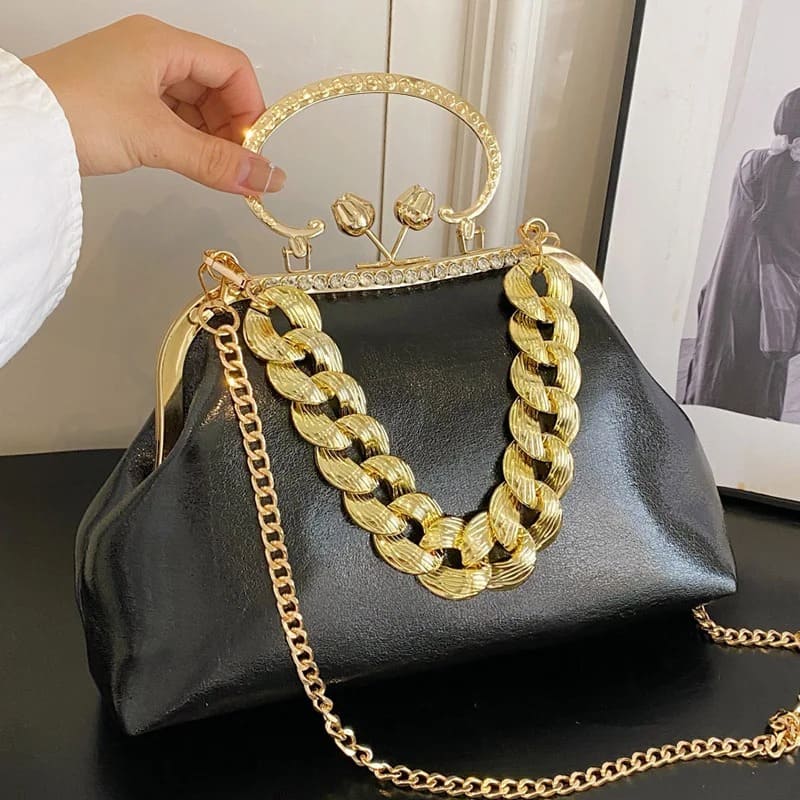 Bolsa Feminina de Couro Ecológico Luxury - Vista Principal - Lojas LA