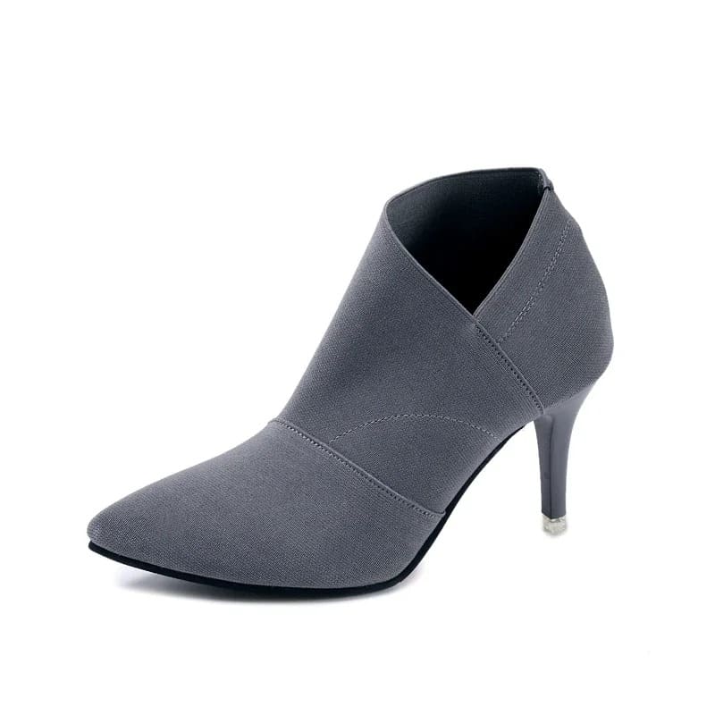 Bota Feminina de Salto Alto Fino Modelo OLIVIA - Vista Principal - Lojas LA