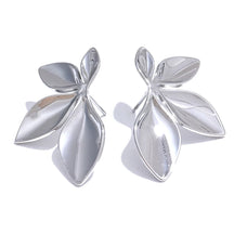 Brinco Folhas Flor Brilhante Alta Qualidade