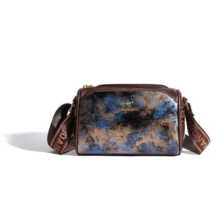 Bolsa de Couro Macio Vintage - Vista Lateral - Lojas LA