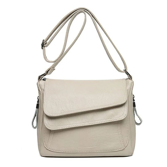 Bolsa de Couro Crossbody Alta Qualidade - Vista Principal - Lojas LA
