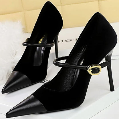 Sapato Scarpin Feminino Salto Fino Colorido Modelo VANESSA
