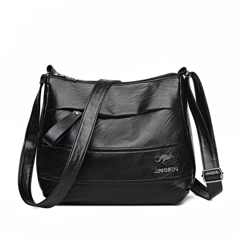 Bolsa de Couro Crossbody Premium - Vista Principal - Lojas LA