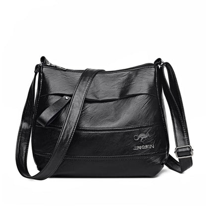 Bolsa de Couro Crossbody Premium - Vista Principal - Lojas LA