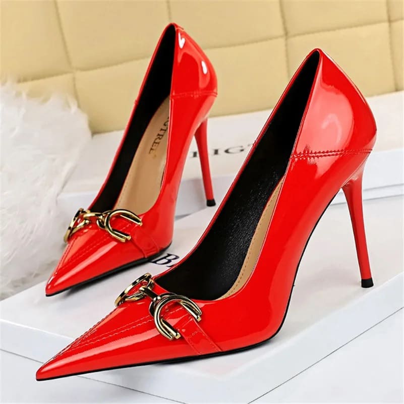 Sapato Scarpin Feminino Salto Médio 7cm Elegante Modelo PAULA
