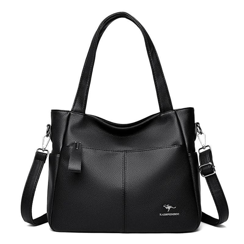 Bolsa de Couro Macio Para Mulheres Alta Qualidade - Detalhe Interior - Lojas LA