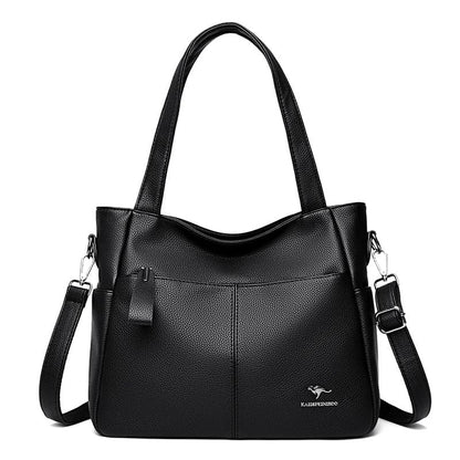 Bolsa de Couro Macio Para Mulheres Alta Qualidade - Detalhe Interior - Lojas LA