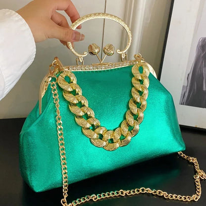Bolsa Feminina de Couro Ecológico Luxury - Detalhe Fechamento - Lojas LA