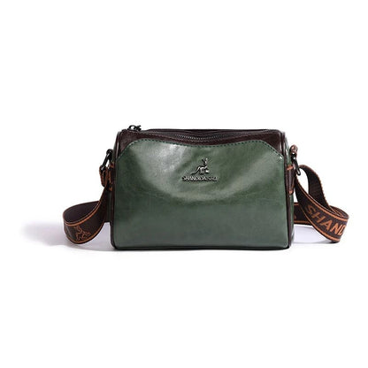 Bolsa de Ombro de Couro Genuíno para Mulheres - Vista Lateral - Lojas LA