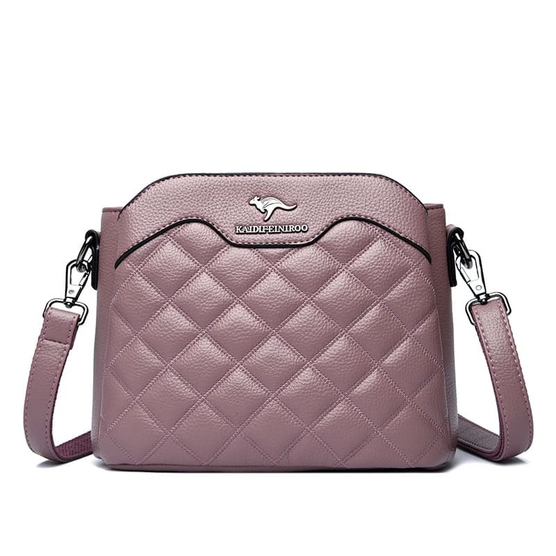 Bolsa Crossbody de Couro Macio Alta Qualidade - Detalhe Alça - Lojas LA