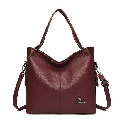 Bolsa de Couro de Luxo Crossbody Para Mulheres - Detalhe Alça - Lojas LA