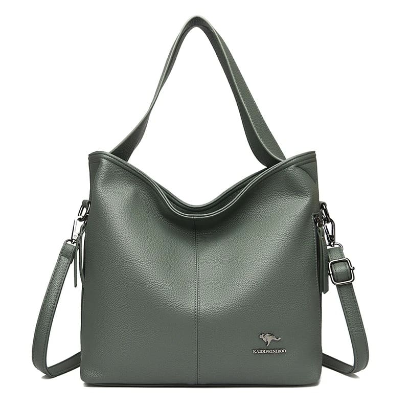 Bolsa de Couro de Luxo Crossbody Para Mulheres - Detalhe Interior - Lojas LA