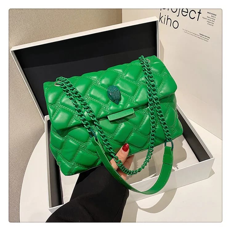 Bolsa Feminina de Couro Crossbody Luxury - Detalhe Interior - Lojas LA