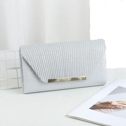 Bolsa Pequena Com Strass de Luxo - Vista Lateral - Lojas LA