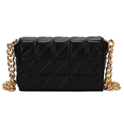 Bolsa Feminina Couro Ecológico com Corrente - Versão Laranja - Lojas LA