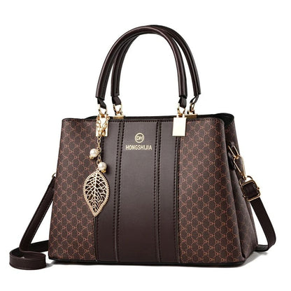 Bolsa de Couro Feminina Grande Capacidade - Detalhe Fechamento - Lojas LA