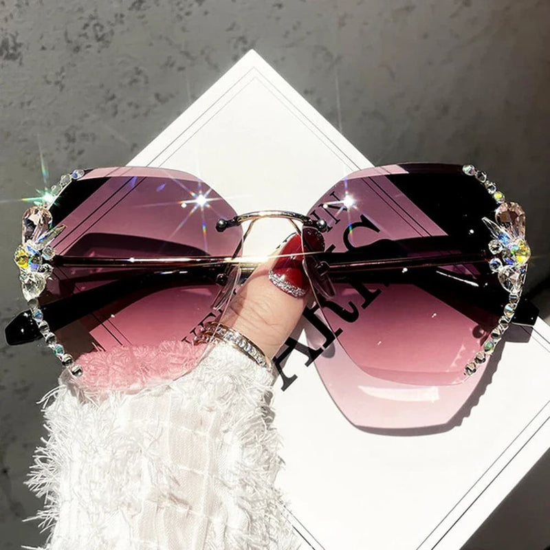 Óculos de Sol Feminino Design de Luxo