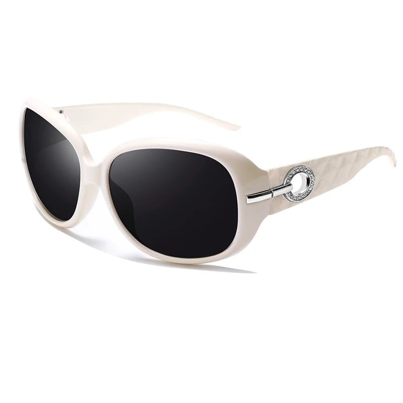 Óculos de Sol Feminino Polarizado Fashion UV400 - Versão Preta - Lojas LA