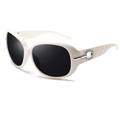 Óculos de Sol Feminino Polarizado Fashion UV400 - Versão Preta - Lojas LA