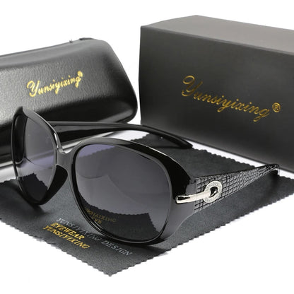 Óculos de Sol Feminino Vintage Retrô - Versão Marrom - Lojas LA