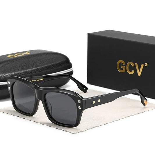 Óculos de Sol Retangular Feminino Polarizado Primeira Linha UV400 - Vista Frontal - Lojas LA