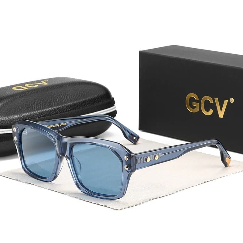 Óculos de Sol Retangular Feminino Polarizado Primeira Linha UV400 - Vista Lateral - Lojas LA