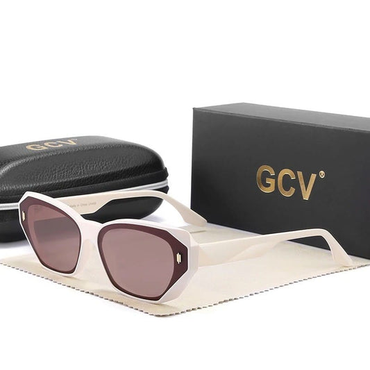 Óculos de Sol Feminino Polarizado GCV UV400 Premium - Vista Frontal - Lojas LA