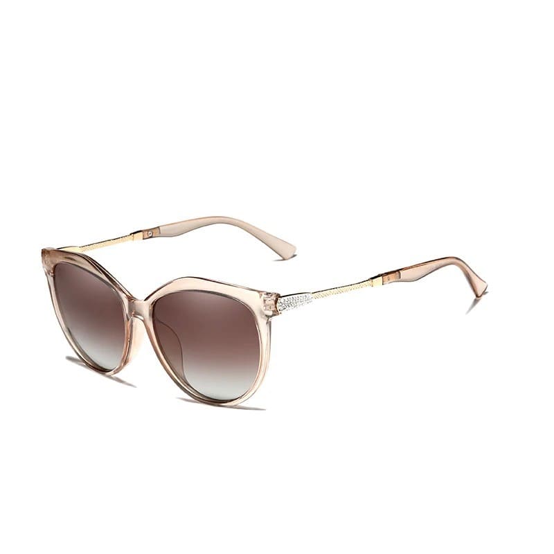 Óculos de Sol Feminino Polarizado Lente Gradiente GCV - Vista Lateral - Lojas LA