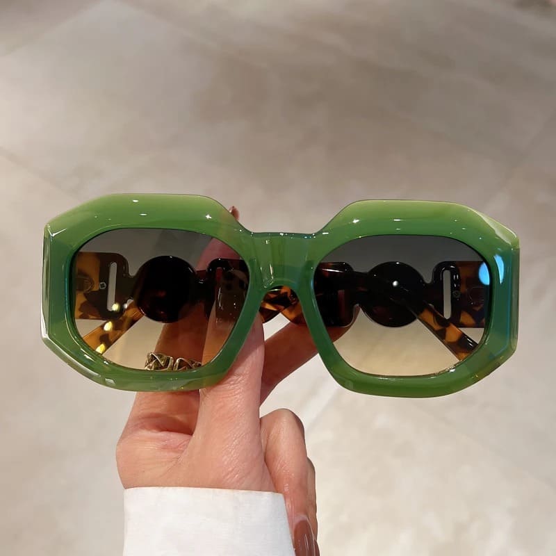 Óculos de Sol Feminino Marca de Luxo Moda Atual - Versão Marrom - Lojas LA
