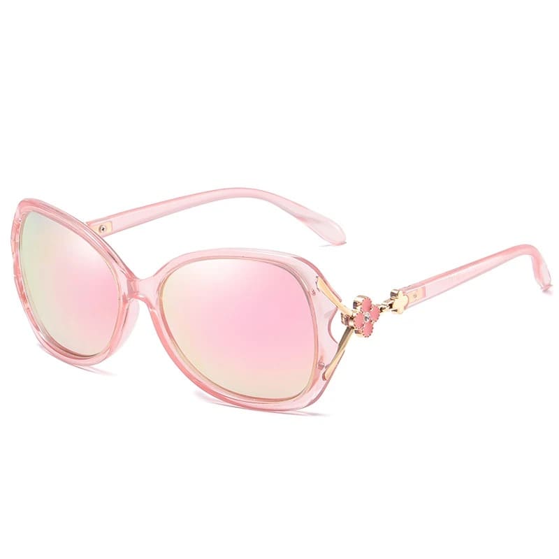 Óculos de Sol Feminino Polarizado de Luxo Antireflexo - Versão Marrom - Lojas LA