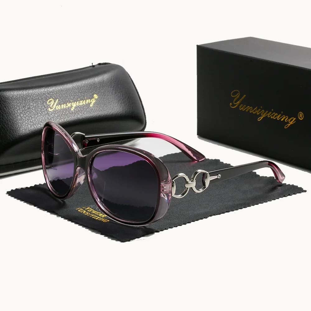 Óculos de Sol Feminino Polarizado Moda Borboleta - Versão Marrom - Lojas LA