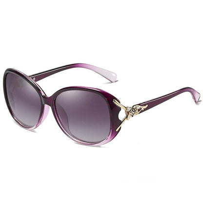Óculos de Sol Feminino Polarizado Borboleta UV400 - Vista Lateral - Lojas LA
