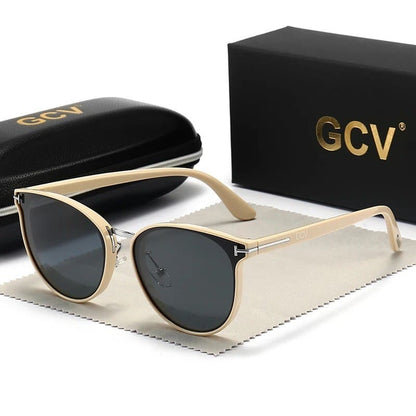 Óculos de Sol Feminino Polarizado GCV UV400 - Vista Frontal - Lojas LA