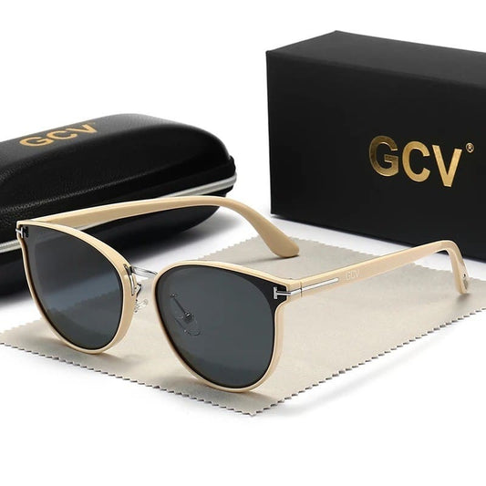 Óculos de Sol Feminino Polarizado GCV UV400 - Vista Frontal - Lojas LA