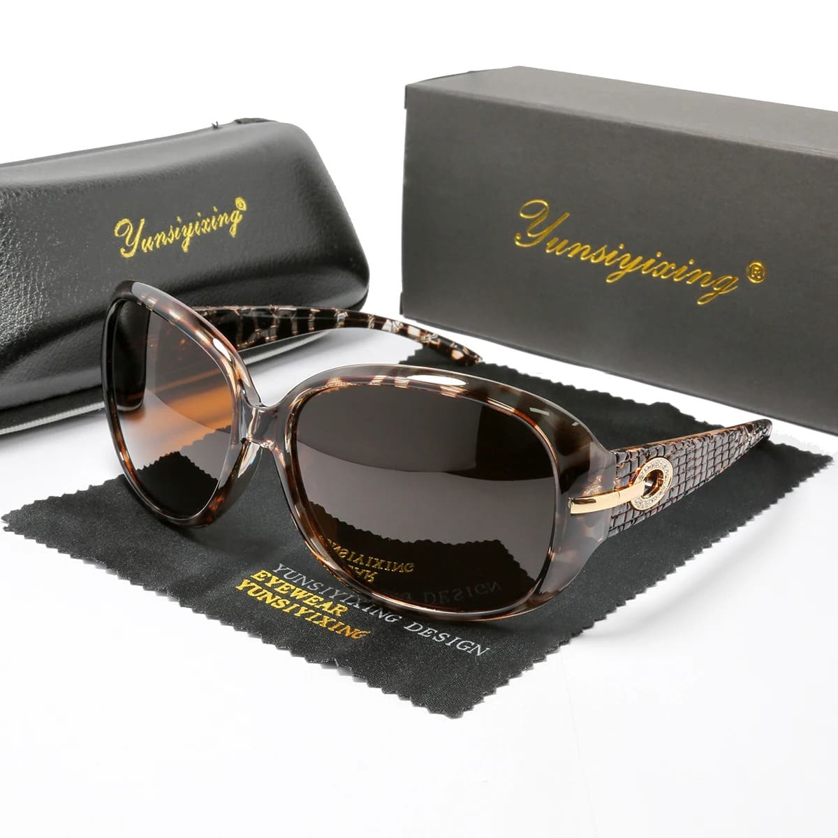 Óculos de Sol Feminino Vintage Retrô UV400 - Vista Lateral - Lojas LA