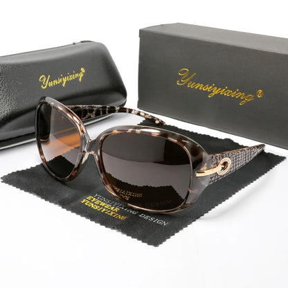 Óculos de Sol Feminino Vintage Retrô UV400 - Vista Lateral - Lojas LA