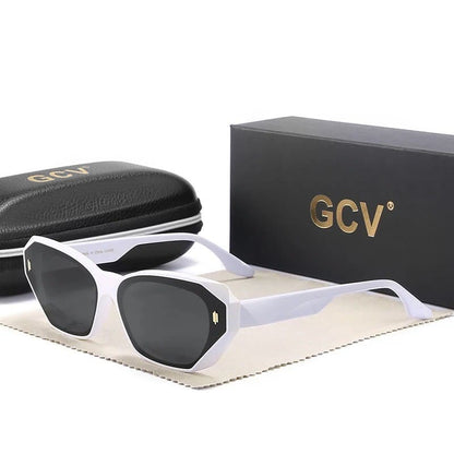 Óculos de Sol Feminino Polarizado GCV UV400 Premium - Vista Lateral - Lojas LA