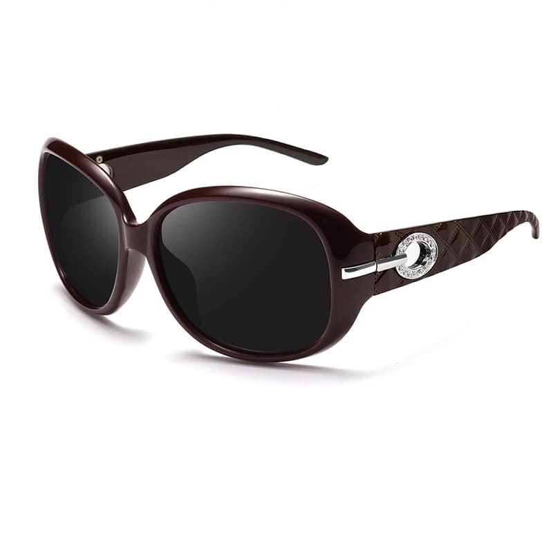 Óculos de Sol Feminino Polarizado Fashion UV400 - Vista Lateral - Lojas LA