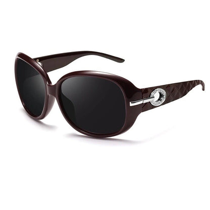 Óculos de Sol Feminino Polarizado Fashion UV400 - Vista Lateral - Lojas LA