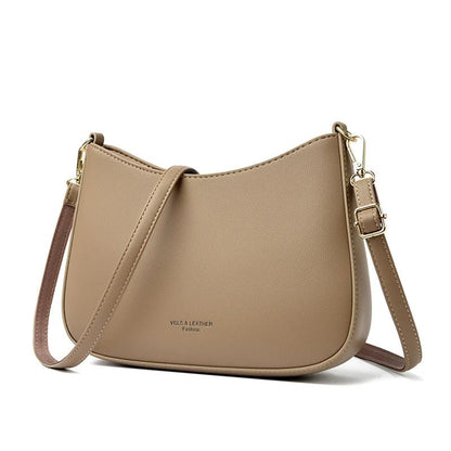 Bolsa de Couro Ecológico Feminina Alta Qualidade - Vista Lateral - Lojas LA