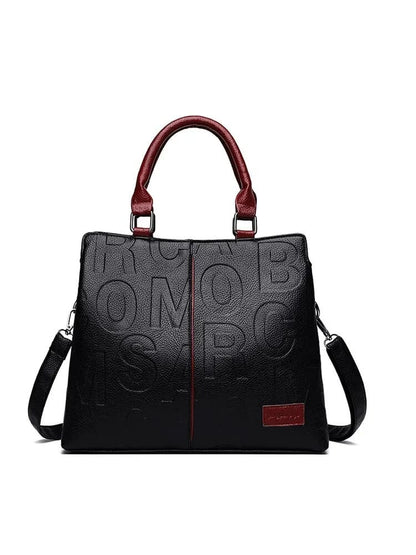 Bolsa Feminina de Couro Grande Capacidade - Vista Principal - Lojas LA