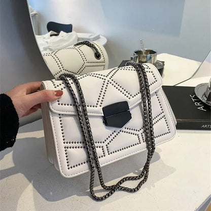 Bolsa de Ombro Feminina Fashion - Vista Lateral - Lojas LA