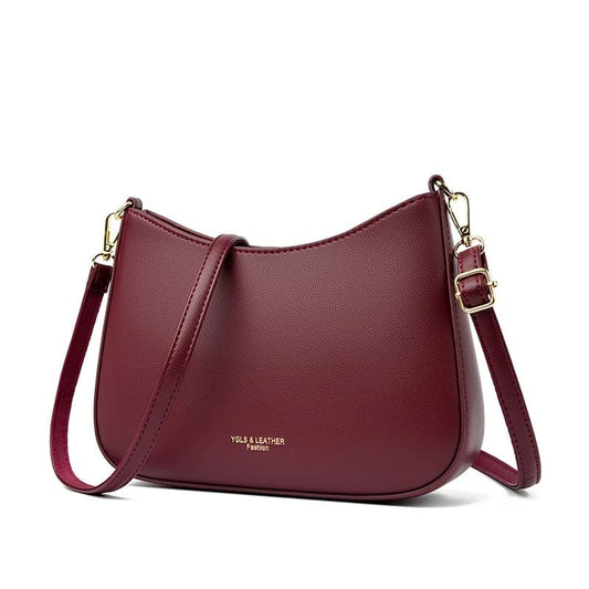 Bolsa de Couro Ecológico Feminina Alta Qualidade - Detalhe Interior - Lojas LA