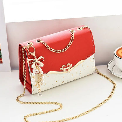 Bolsa Feminina de Ombro em Couro Ecológico - Detalhe Textura - Lojas LA
