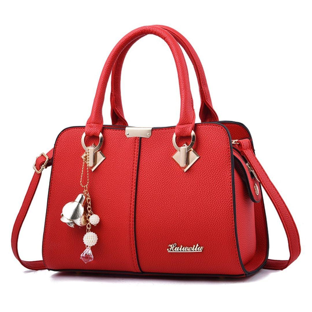Bolsa De Couro Feminina Modelo GRACIELA - Vista Principal - Lojas LA