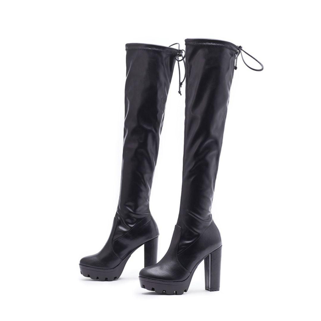 Bota Feminina Cano Longo Tratorada Modelo BETHANY - Vista Principal - Lojas LA