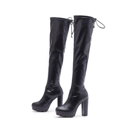 Bota Feminina Cano Longo Tratorada Modelo BETHANY - Vista Principal - Lojas LA